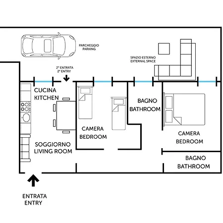 Apartamento Welc-om Casa Sofia Free Parking *